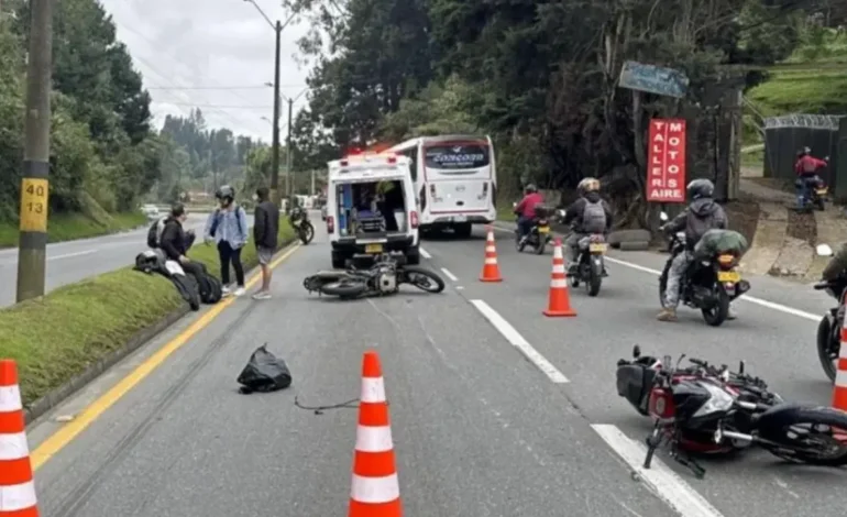 Accidente en la vía Medellín–El Santuario genera congestión y restricciones de movilidad en el Oriente antioqueño