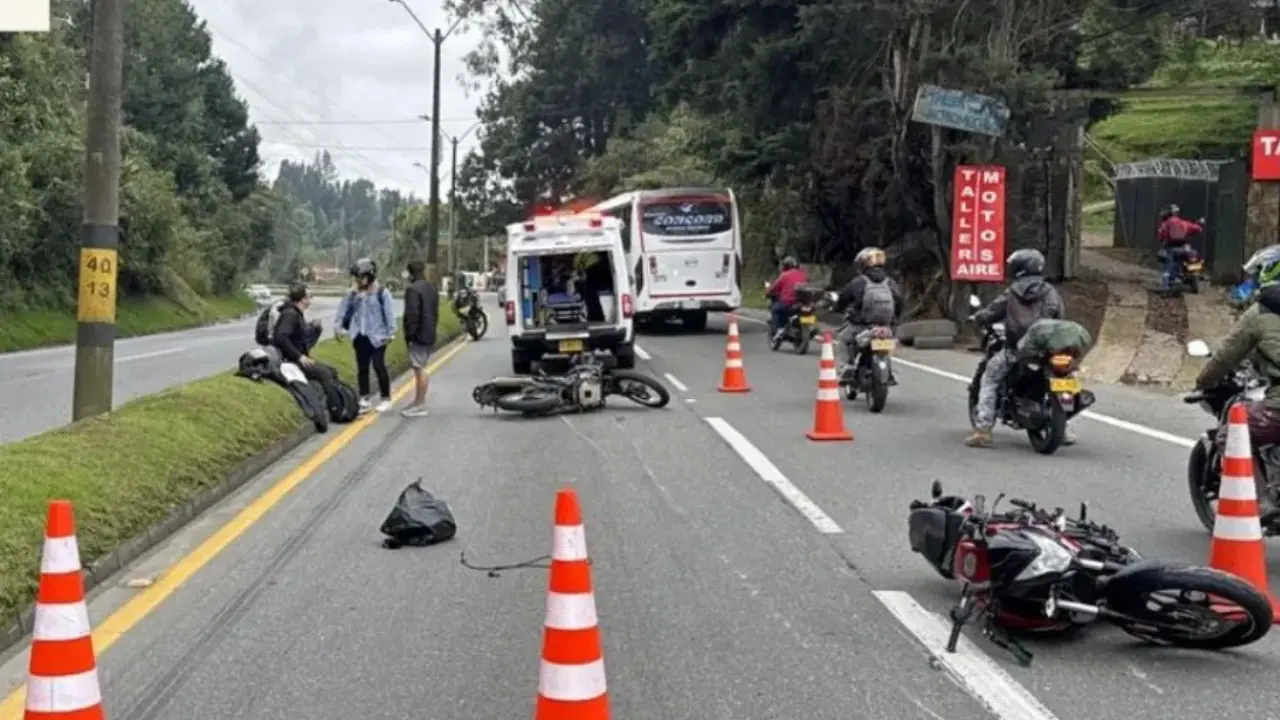 Accidente en la vía Medellín–El Santuario genera congestión y restricciones de movilidad en el Oriente antioqueño